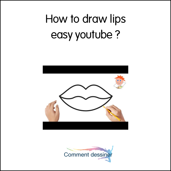 How to draw lips easy youtube
